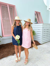 Load image into Gallery viewer, Lennon Scallop Dress- Navy