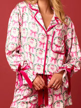 Load image into Gallery viewer, Vintage Santa Holiday Pajama Set