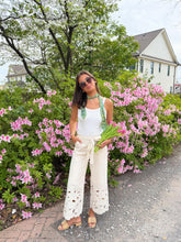 Load image into Gallery viewer, Embroidered Linen Pants
