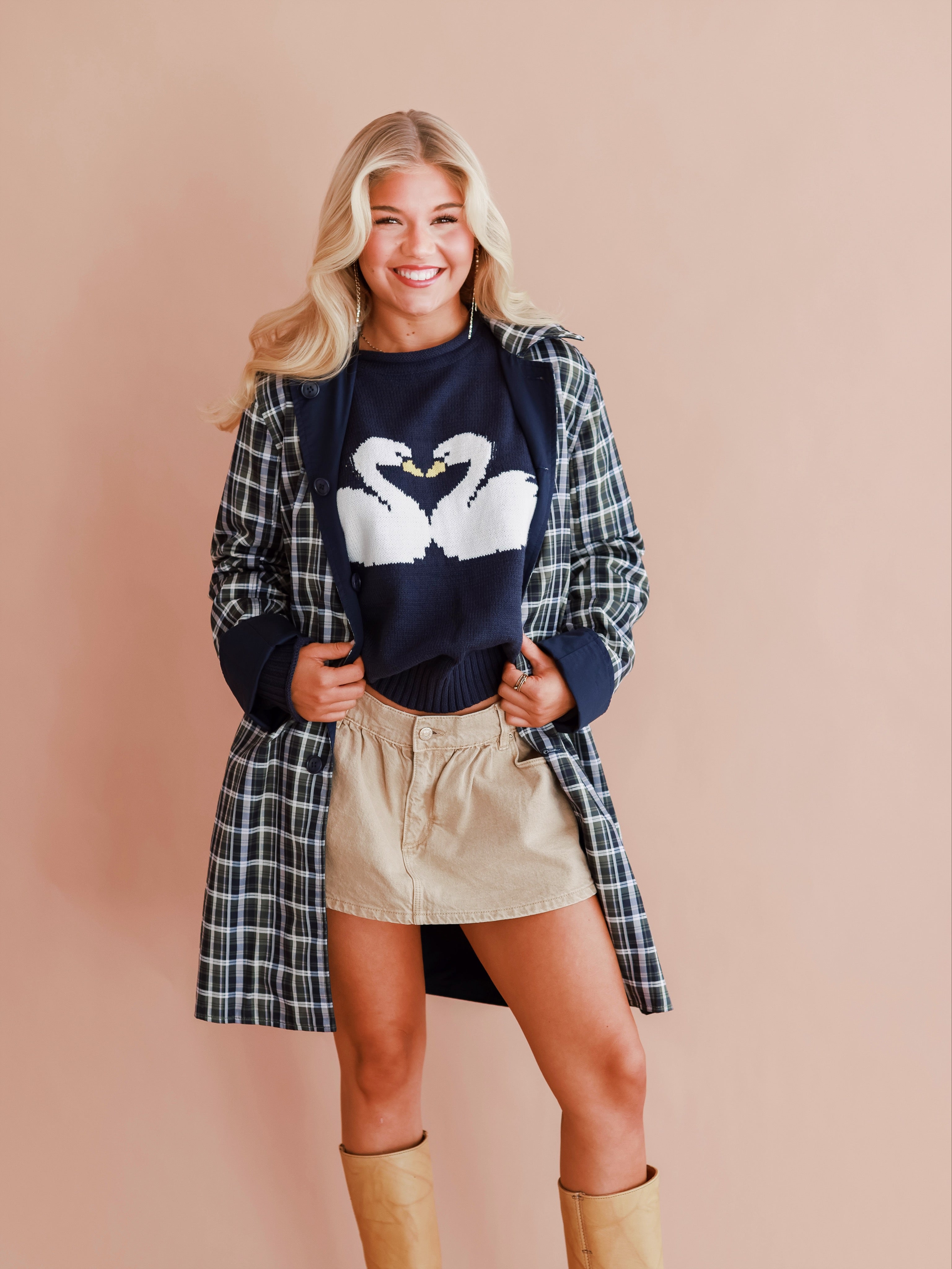 Love Bird Swan Sweater