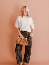 Load image into Gallery viewer, Brown Paisley Denim Pants