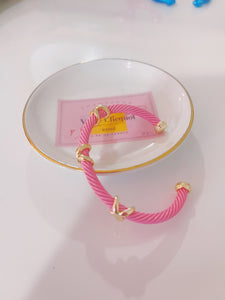 Barbie Pink Cuff with Gold Detail
