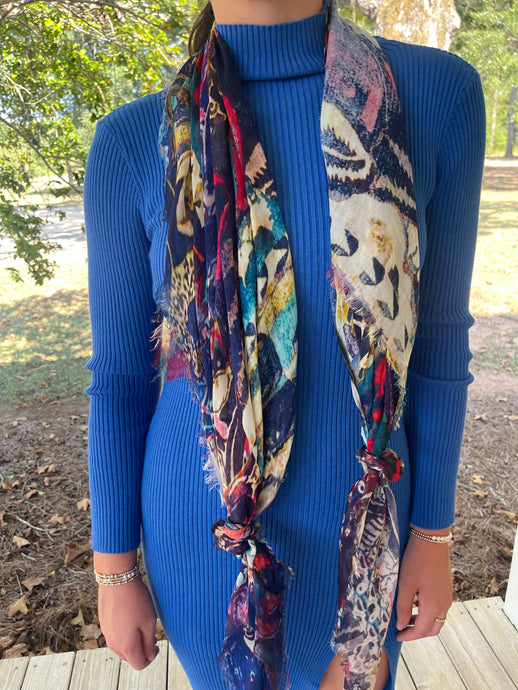 Vintage Patchwork Scarf