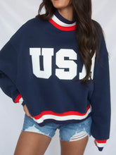 Load image into Gallery viewer, USA Mockneck Sweatshirt