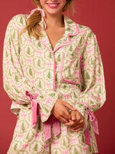 Load image into Gallery viewer, Fancy Frills Holiday Pajama Set