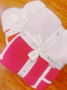 H Blanket- Hot Pink