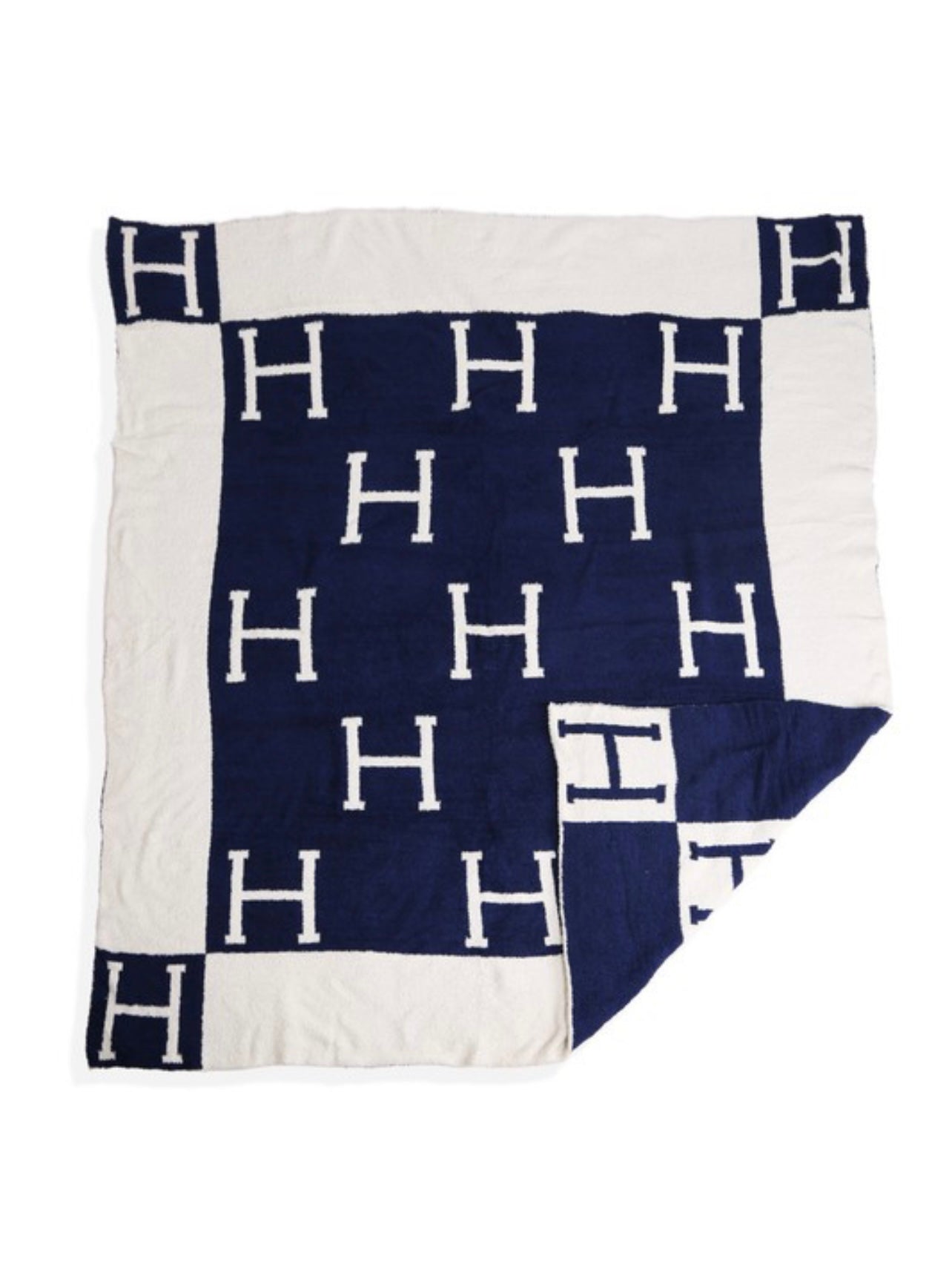 H Blanket Navy