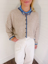 Load image into Gallery viewer, Blue Mocha Lightweight Sweater