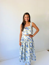 Load image into Gallery viewer, Hydrangea Midi Skirt Set