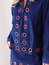 Load image into Gallery viewer, Funky Fall Denim Skirt