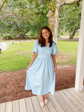 Load image into Gallery viewer, Scalloped Trim Maxi Dress