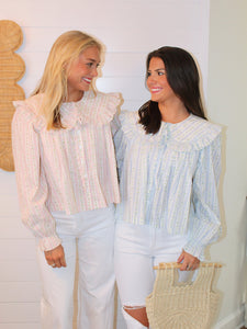 The Coastline Top- Pink