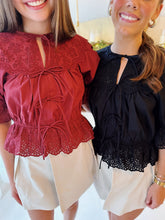 Load image into Gallery viewer, Emi Blouse- Dark Red