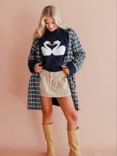 Load image into Gallery viewer, Raisonell Reversible Plaid Trench