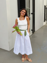 Load image into Gallery viewer, Summer Midi Skirt- White