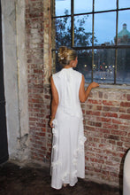 Load image into Gallery viewer, Floral Appliqué Maxi- White