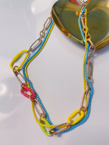 Multi Color Necklace Set