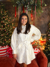 Load image into Gallery viewer, Jacquard Mini Dress