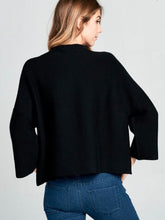 Load image into Gallery viewer, Mock Neck Sweater- Black