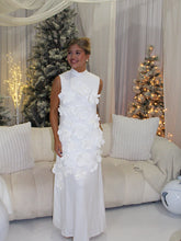 Load image into Gallery viewer, Floral Appliqué Maxi- White