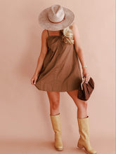 Load image into Gallery viewer, Wide Brim Taupe Suede Hat