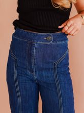 Load image into Gallery viewer, High waisted Dark Denim