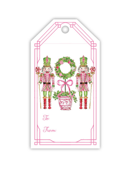 Pink Peppermint Gift Tags