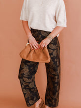 Load image into Gallery viewer, Brown Paisley Denim Pants