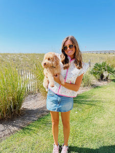 Floral Quilted Vest