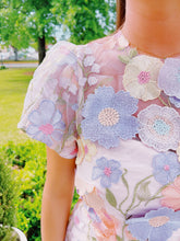 Load image into Gallery viewer, Pastel Floral Midi Dress