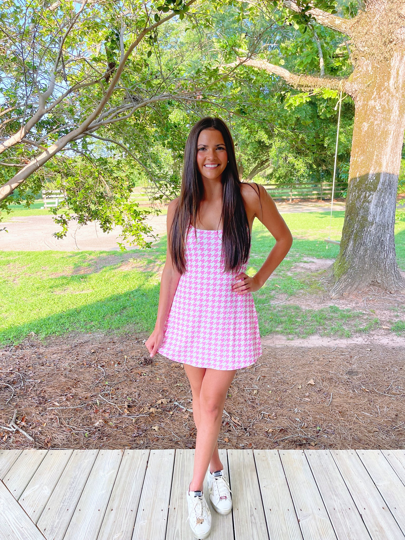 Houndstooth Tennis Dress Shop Nineteen Boutique Houndstooth Tennis Dress Shop Nineteen Boutique