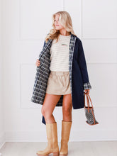 Load image into Gallery viewer, Raisonell Reversible Plaid Trench