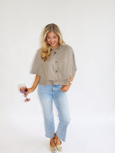 Load image into Gallery viewer, Tan Layered Cape