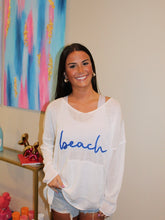 Load image into Gallery viewer, Lightweight Beach Sweater