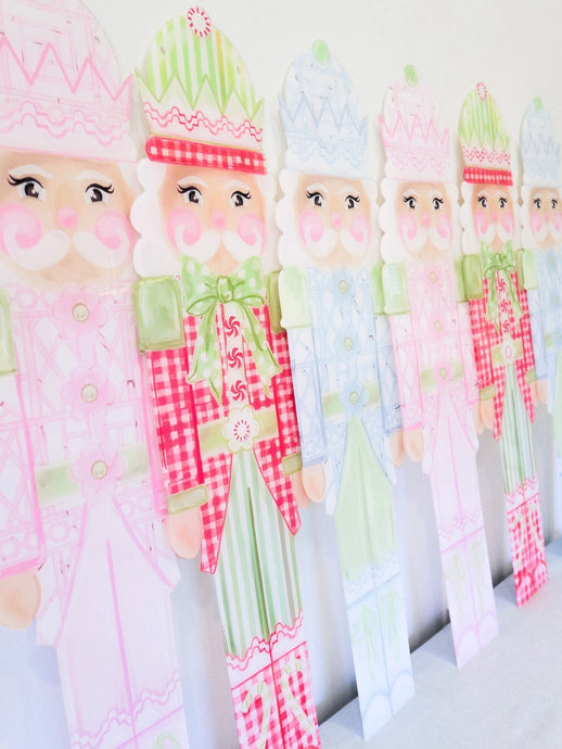 Nutcracker Door Hanger- Pink