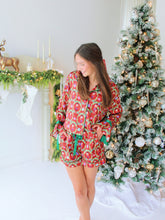 Load image into Gallery viewer, Nutcracker Satin Pajama Set