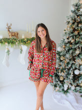 Load image into Gallery viewer, Nutcracker Satin Pajama Set