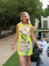 Load image into Gallery viewer, Sunflower Appliqué Mini Dress