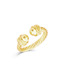 Cable Ring- Gold