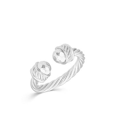 Cable Ring- Silver