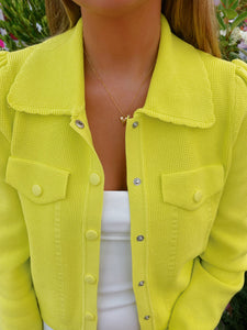 Neon Knit Jacket