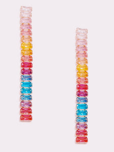 Crystal Drop Earrings- Multi Color