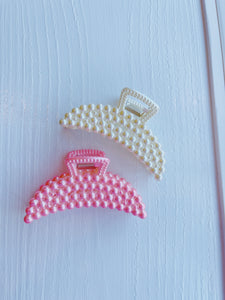 Pink Pearl Clip