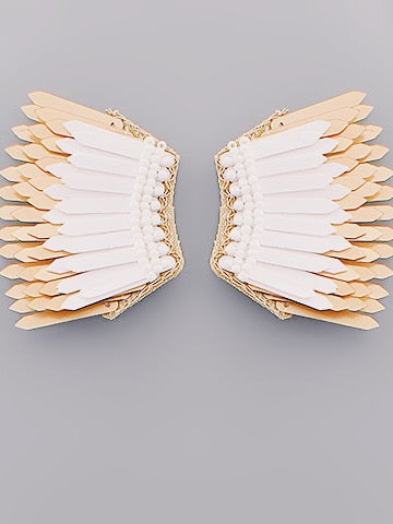 White and Gold Wings