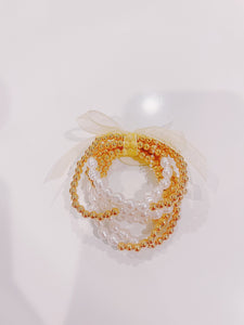 Pearl & Gold Bracelet Set