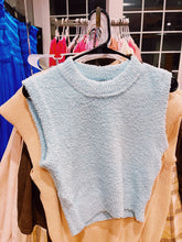 Load image into Gallery viewer, Baby Blue Sleeveless Sweater