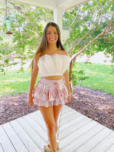 Load image into Gallery viewer, The Frilly Skirt in Pink Champagne