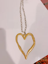 Load image into Gallery viewer, Oversized Heart Necklace